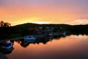 sunrise-at-the-rear-of-the-loft-property-noosa-sound